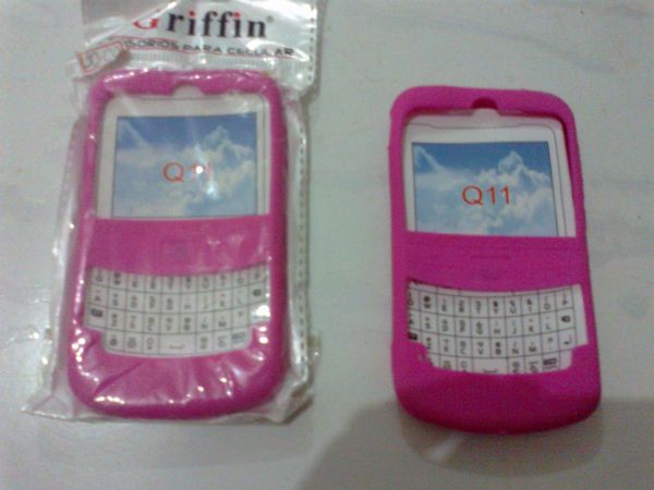 Capa de silicone rosa para Q11
